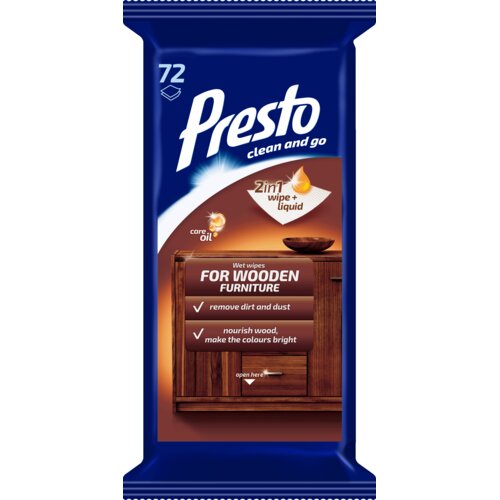 Presto Maramice za či&amp;scaron;ćenje drvenih povr&amp;scaron;ina 72 komada Slike