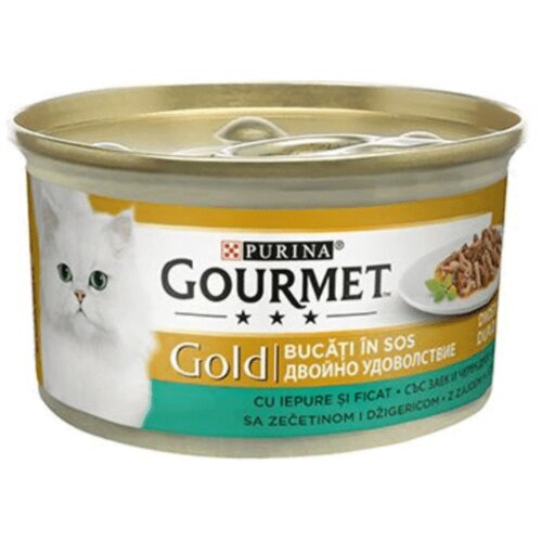 Gourmet Gold komadići U Sosu Duo Zečetina - 85 g Slike