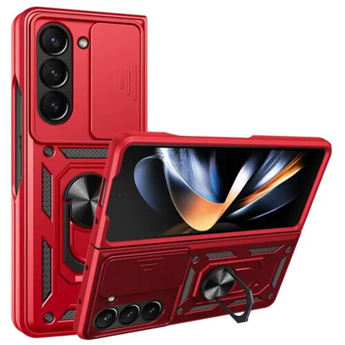 Max Mobile Maska za Samsung Galaxy Z Fold 8, TPU Anti-Shock s prstenom, crvena Cijene