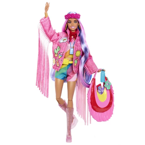 Barbie EXTRA lutka na putovanju-Pustinja ( ljubičasta) HPB15
