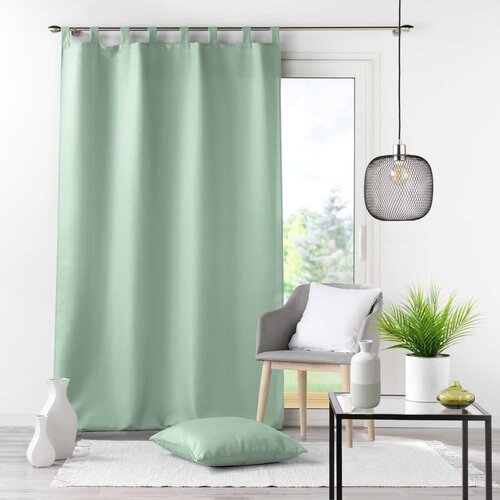 Douceur d int&amp;eacute;rieur Zelena zavesa 140x260 cm Essentiel &amp;ndash; Slike