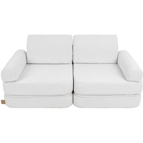 MeowBaby pocket sofa plus, 120x25x60cm, boucle, bela, (21510700) Cene
