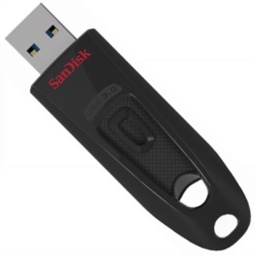 San Disk ultra 64GB USB3.0 črn spominski ključek Slike