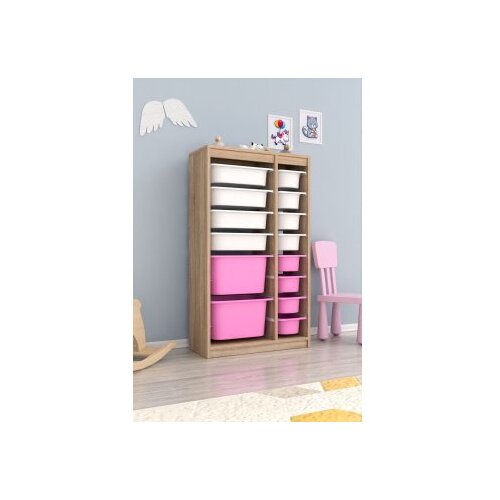 Hanah home vi&amp;scaron;enamenske police montana xs 2D4N8U sonomo white pink Slike