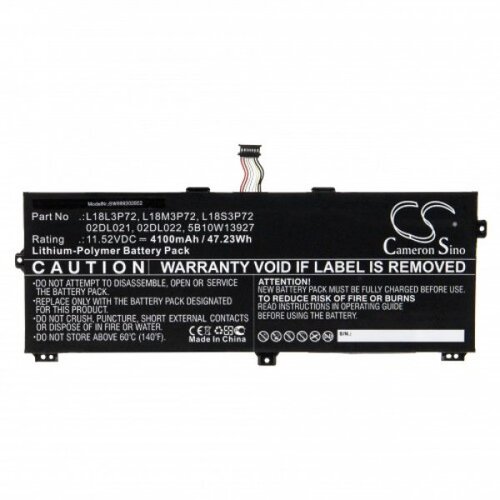 VHBW Baterija za Lenovo ThinkPad X390 Yoga, 4100 mAh Cene