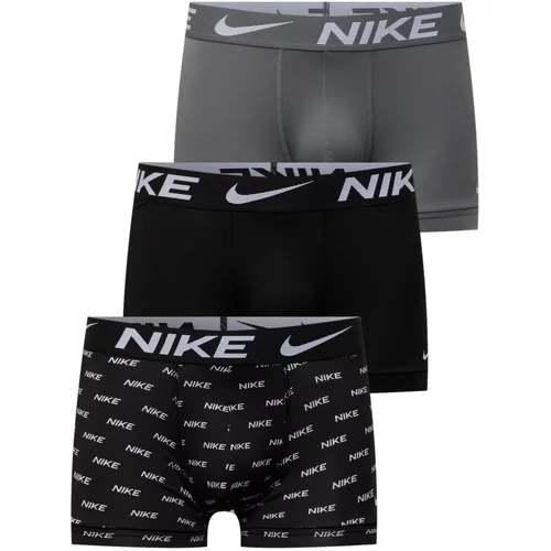 Nike Sportske gaće siva / crna / bijela