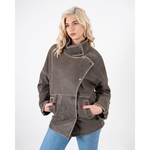 La Force Fashion Mario Zenetti ženska kožna jakna 88665 - Siva Cene