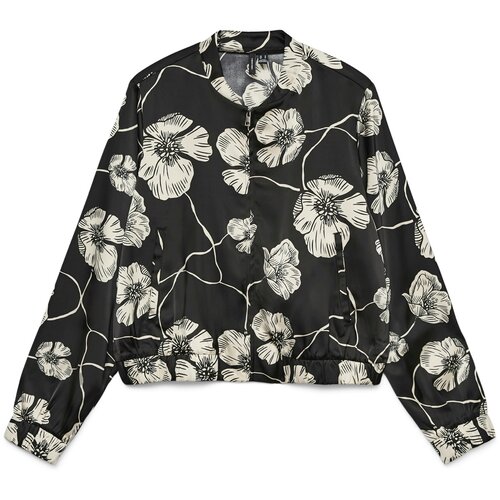 Vero Moda Prijelazna jakna &amp;#039;VMELENA&amp;#039; crna / prljavo bijela Slike