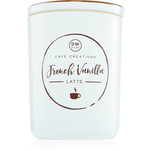 DW Home Cafe Creations French Vanilla Latte di&amp;scaron;eča sveča 434 g Slike
