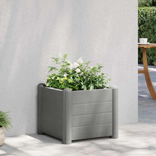  Povišena vrtna gredica PP siva boja kamena 43 x 43 x 35 cm Cene