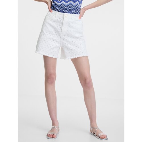 Orsay White Women&amp;#039;s Denim Shorts - Women&amp;#039;s Slike