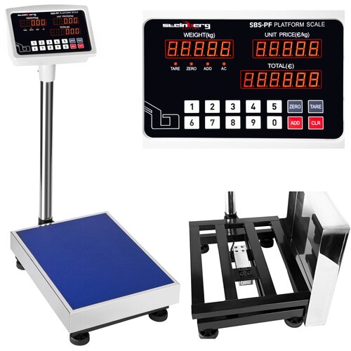 Steinberg Systems SBS-PF-100A1 LED skladiščna platformna tehtnica do 100 kg, (21505513) Cene