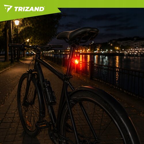  17 led zadnja baterija. svjetlo za bicikl crveno usb 6 modova ip66 Slike