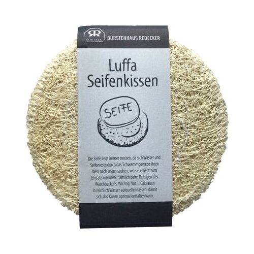 Bürstenhaus Redecker Loofah milnata blazina - Okroglo 11 cm Cene