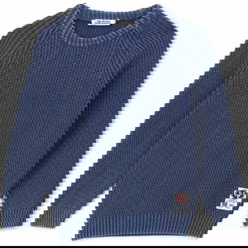 Original Marines pulover DR DFAL2553B F modra 152 Slike