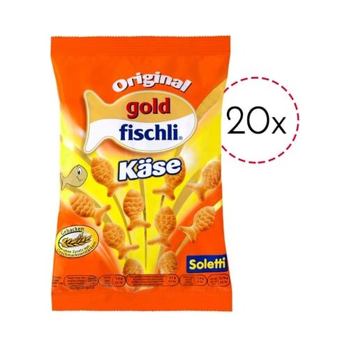 Soletti Krekerji zlate ribice s sirom - 20 kosov Cene