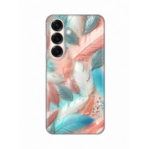  Torbica Silikonska Print za Samsung S931B Galaxy S25 Pastel Feathers Cene