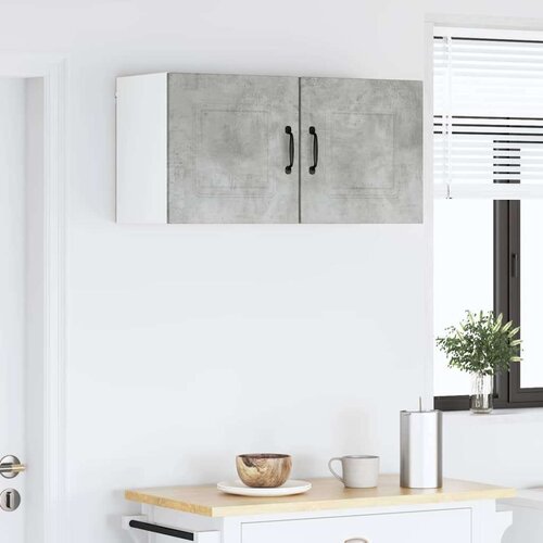 VidaXL zidni kuhinjski ormarić 2 pcs betonski sivi 40 x 31 x 40 cm Slike