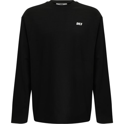 DEF Men&amp;#039;s Open Sweatshirt Black Slike
