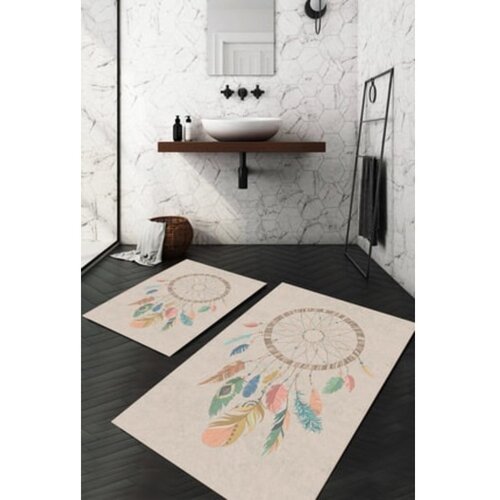 Mila Home Bež kopalni&amp;scaron;ke preproge v kompletu 2 ks 60x100 cm &amp;ndash; Slike