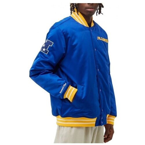 Mitchell And Ness Jakne Nfl Heavyweight Satin Jacket Los Angeles Rams M Modra Slike