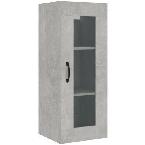 Maison Chic Viseča Stenska omarica - Zidna omarica betonsko siva 34,5x34x90 cm iu1111, (22063541) Cene