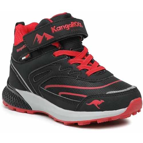 Kangaroos Trekking čevlji K-Hk Treak Mid Wv Rtx 18943 000 5053 Jet Black/Fiery Red