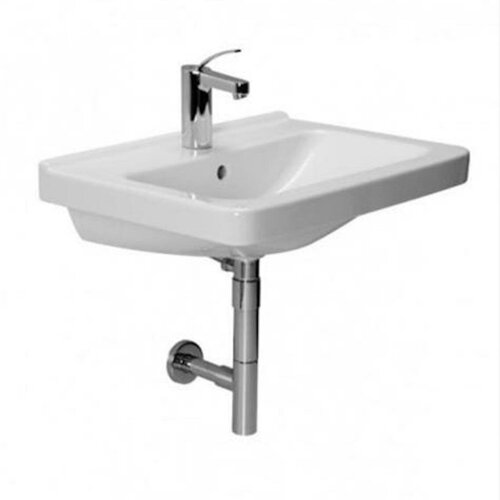 Jika H8104230001041 Cubito 60 x 45 cm pravokotni stenski keramični umivalnik z odprtino za armaturo Cene