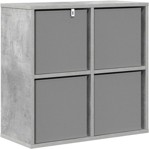  Kreveta s ladicama Betonski sivi 59,5 x 27 x 57 cm Slike