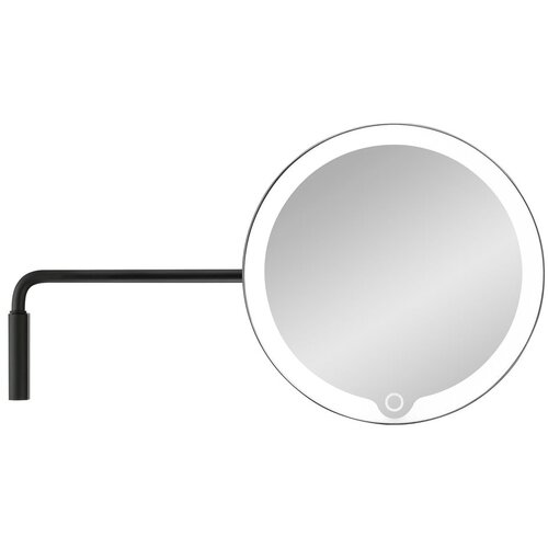 Blomus crno zidno kozmetičko ogledalo s LED pozadinskim osvjetljenjem Modo Slike