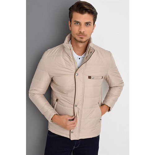 Dewberry M8625 MEN&amp;#039;S COAT-BEIGE Slike