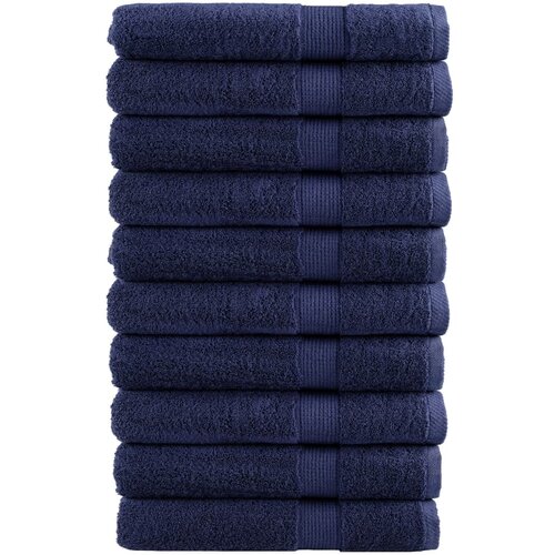 vidaXL Premium brisače SOLUND 10 kosov modra 100x200 cm 600 g/m2, (21409967) Cene