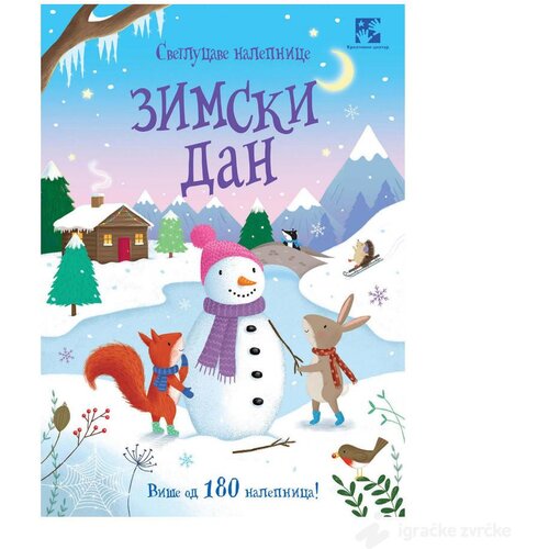 Kreativni Centar knjige Svetlucave nalepnice ZIMSKI DAN Cene