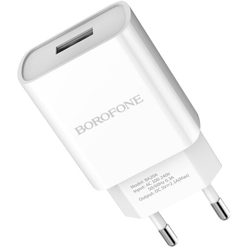 Borofone PUNJAČ ZA MOBITEL SA USB PRIKLJUČKOM DC5V/2,1A Cijene