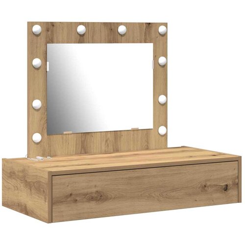  Toaletni stol Smeđa 83 x 40 x 70 cm Konstruirano drvo Slike