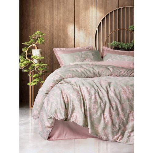  betula - powder powder satin single quilt cover set (fr) Cene