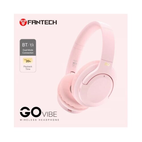 Fantech Bluetooth slušalice GO Vibe WH05 pink Cene