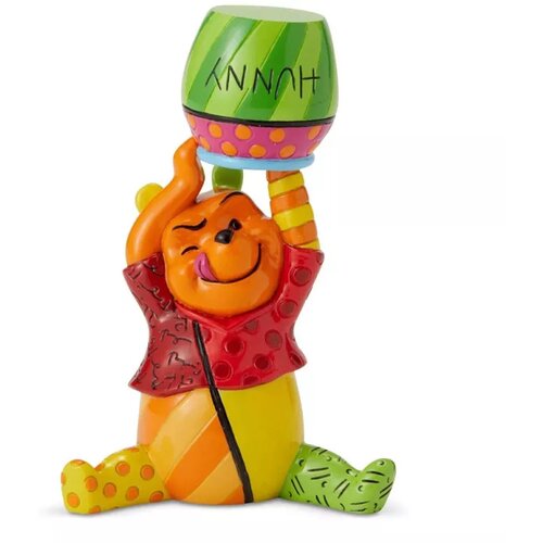 Romero Britto Winnie Whe Pooh With Honey Mini Figurine - figura Cene