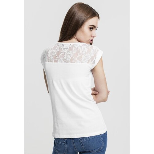 UC Ladies Women&amp;#039;s T-shirt Top Laces white Slike