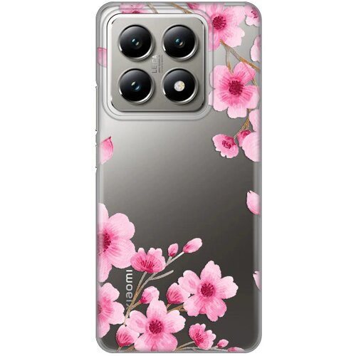  Torbica Silikonska Print Skin za Xiaomi 14T Rose Flowers Cene