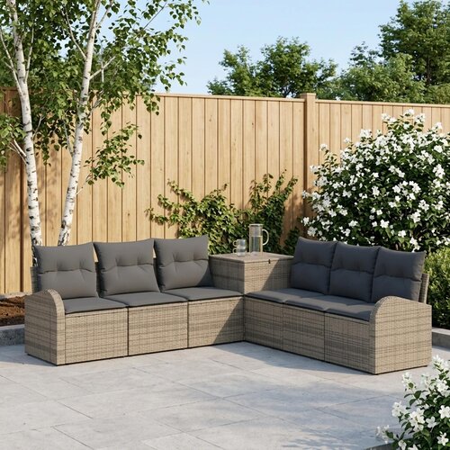  Set sofe 7 kom. Siva i tamno siva 124 x 62 x 69 cm Cene