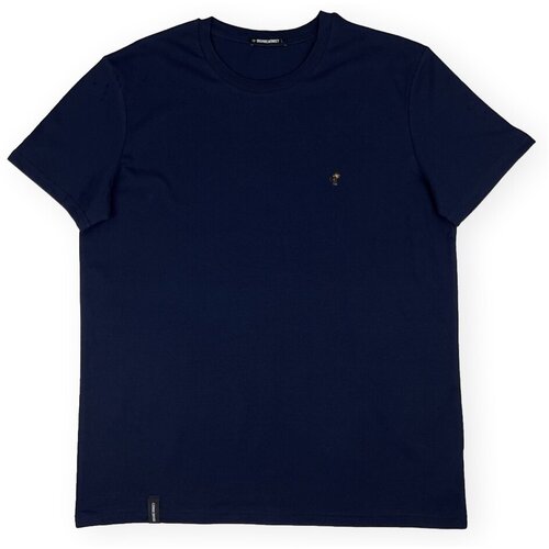 Organic Monkey T-Shirt Ay Caramba - Navy Plava Cijene