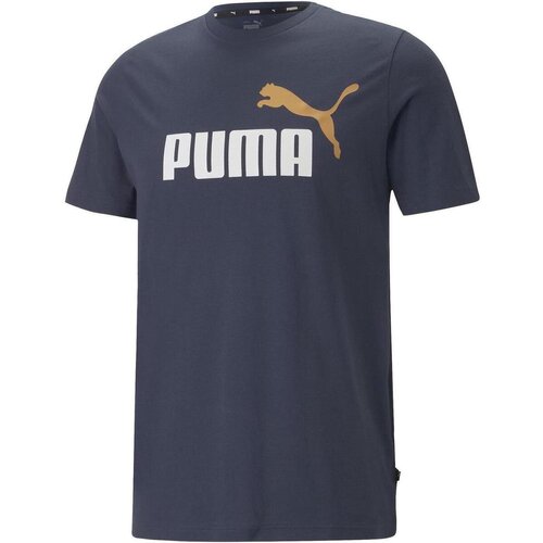 Puma Majice brez rokavov Essentials 2 Colour Logo Modra Slike