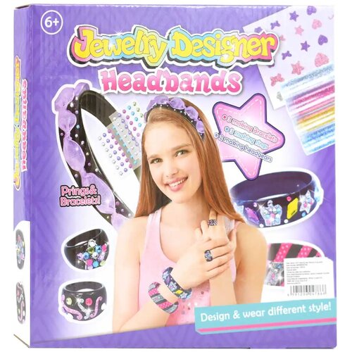 Magic Toys Jewelry Designer: Trake za glavu, set za izradu traka za glavu s perlama u boji i dodacima Cijene