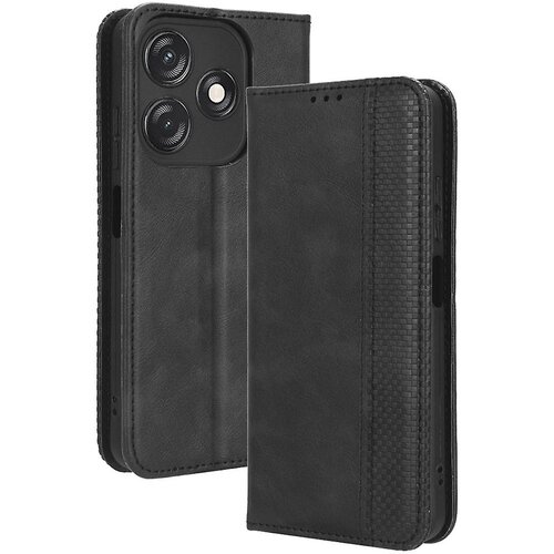 INORCO Za Tecno Spark 10C 4G torbica za telefon z denarnico, protipra&amp;scaron;no stojalo, za&amp;scaron;čitni ovitek iz PU usnja z retro teksturo, (22035958) Slike