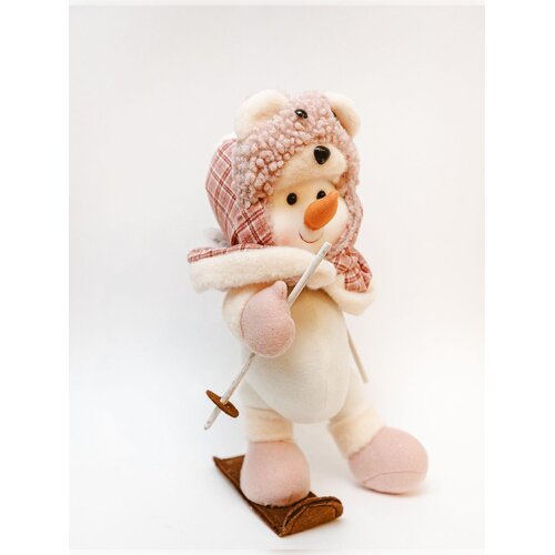 MAISON ADORABLE Novogodi&scaron;nji pli&scaron;ani Sne&scaron;ko Belić 38 cm, Beli Cene