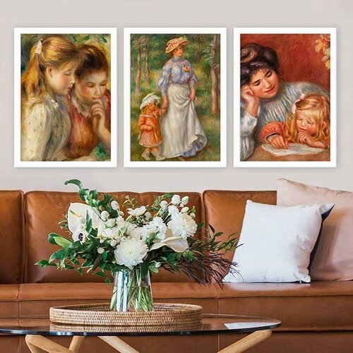 Wallity Set uramljenih slika 3BC_UN3887600, 3 Dela Cene