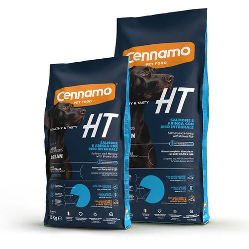 CENNAMO HT Dog Adult All Breeds Ocean - hrana za odrasle pse sa lososom i haringom (1,5kg, 10kg) 1,5kg Slike
