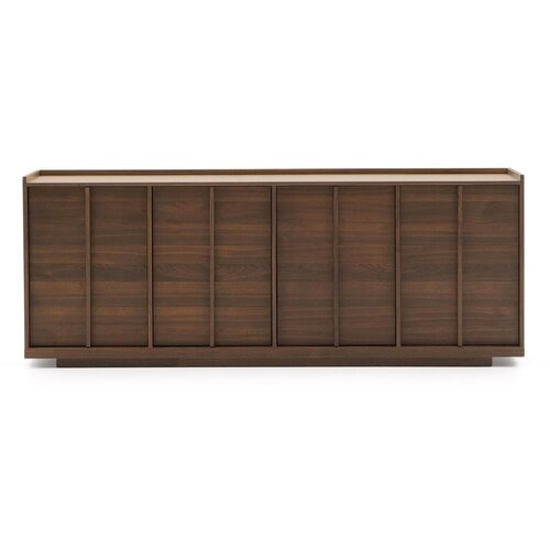 Kave Home Rjava komoda v orehovem dekorju 200x80x45 cm Onix &amp;ndash; Slike