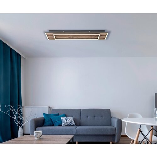 Globo STROPNA LED-SVETILKA WOODY /1750 lm/3000 K/230 V/ Slike